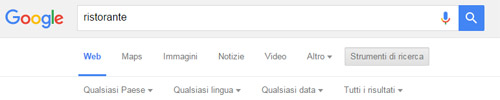 Non si può cambiare località su Google