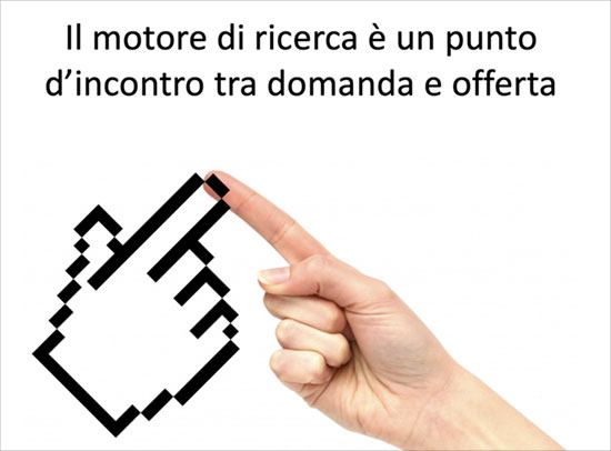 Motore di ricerca punto di incontro domanda offerta